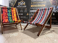 Chaisse Longue (2)Pcs 🪵 ✅طقم كرسيين خشبيين فاخرين  110x55cm