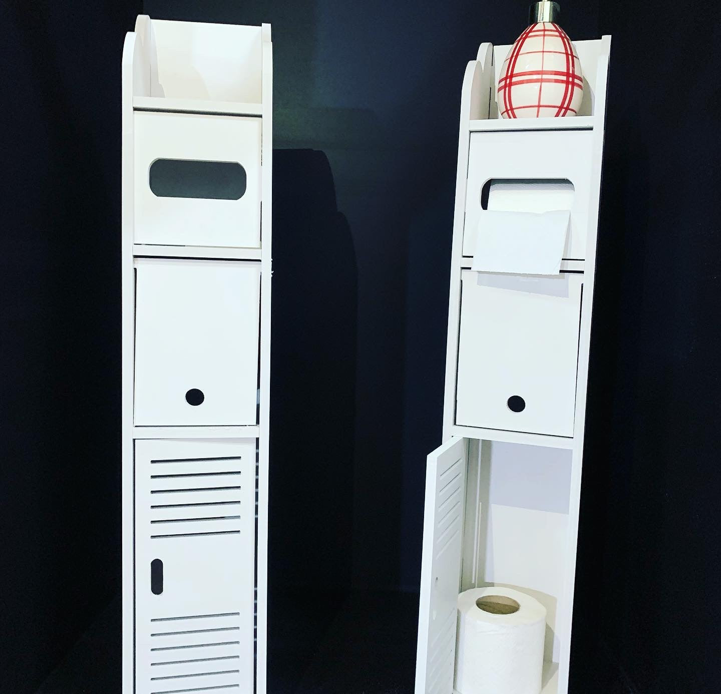 Rangement WC Mini🚾 80×20×20 cm رف تخزين الحمام