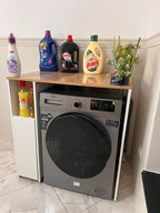 Meuble Rangement Machine WashSpace🔥✅رف احترافي لغسالة الملابس