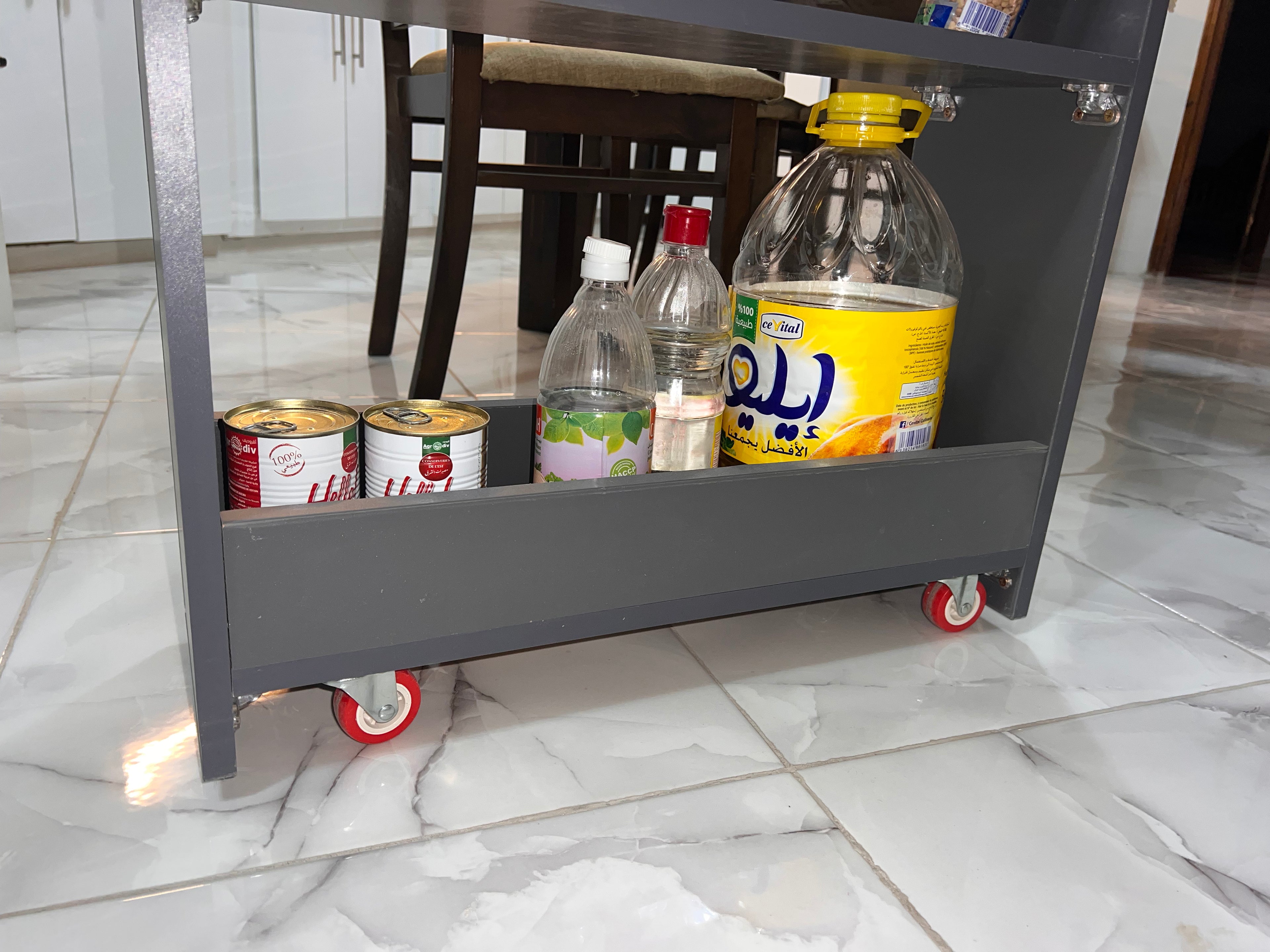 Colonne Rangement Cuisine (5) Etages🔥✅180×60×20cm رف مطبخ