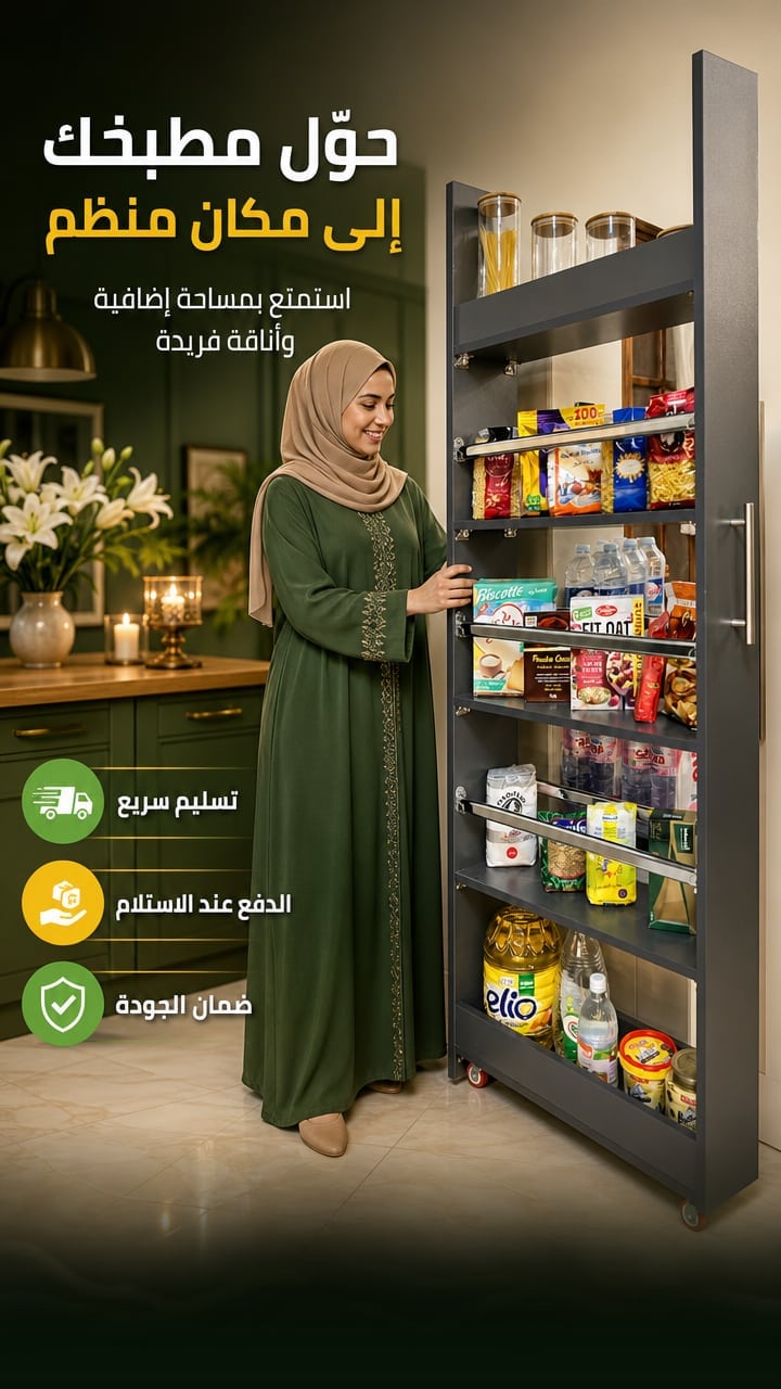 Hero — COLONNE 5🔥ETAGES DE CUISINE180×60CMx20 منظم مطبخ