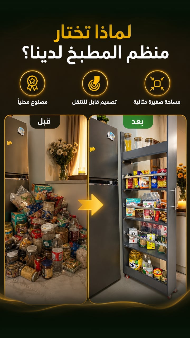 Why Choose — COLONNE 5🔥ETAGES DE CUISINE180×60CMx20 منظم مطبخ
